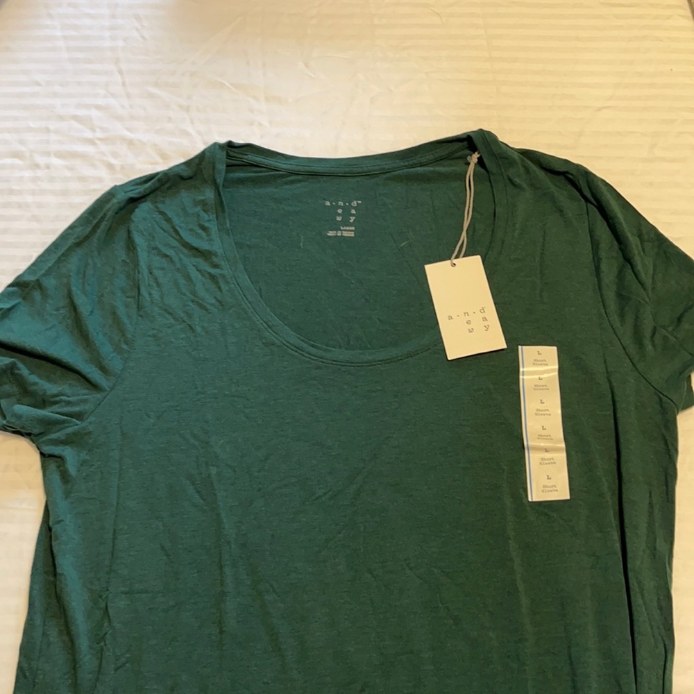 T-shirt green heather